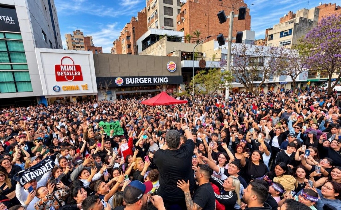 Una multitud acompañó a Damián Córdoba en el Buen Pastor en la previa de sus 26 años