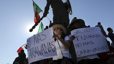 AUDIO: Mexicanos rechazan la llegada de caravana de migrantes