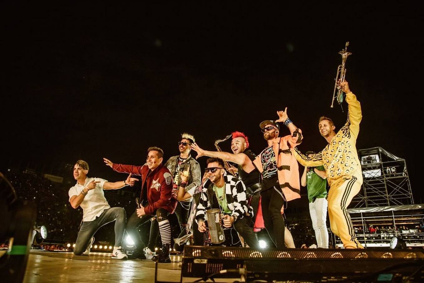 FOTO: Los Caligaris hicieron la noche más feliz en el Foro Sol (México).