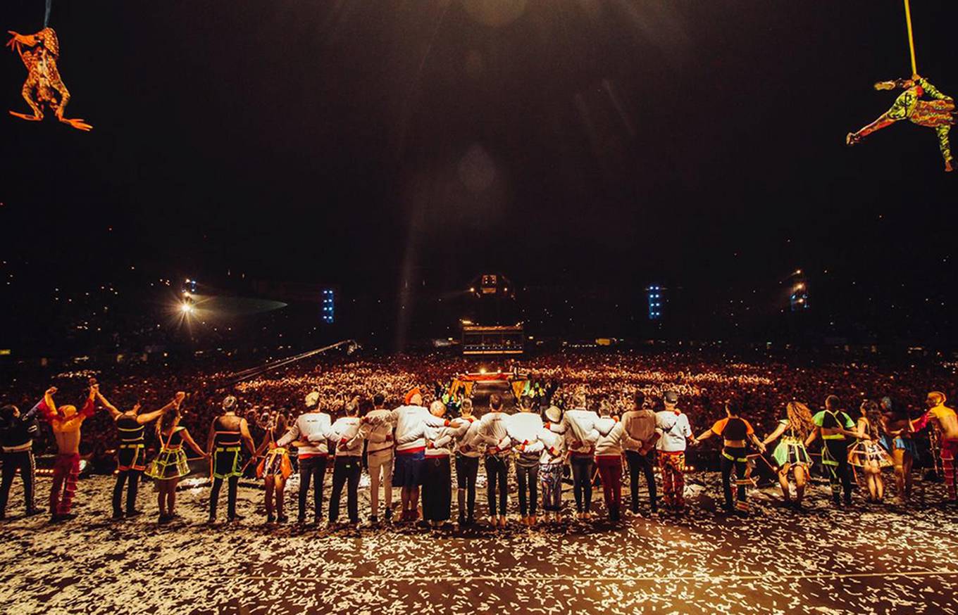 FOTO: Los Caligaris hicieron la noche más feliz en el Foro Sol (México).