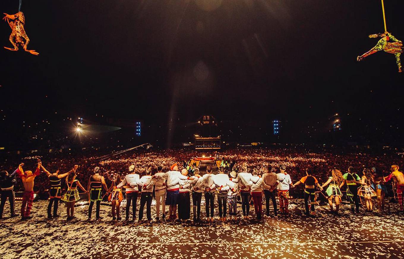 FOTO: Los Caligaris hicieron la noche más feliz en el Foro Sol (México).