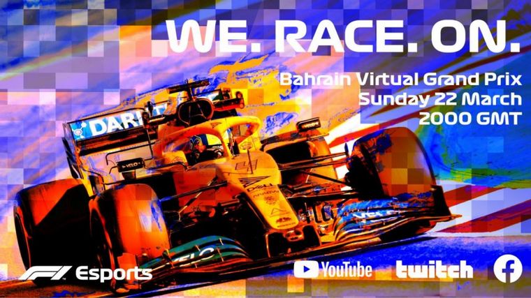 FOTO: Se vienen las carreras virtuales para entretener a los fanáticos en las fechas del GP