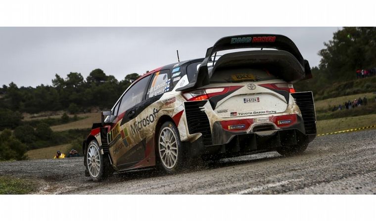 FOTO: El sistema aerodinámico inferior de un Yaris WRC