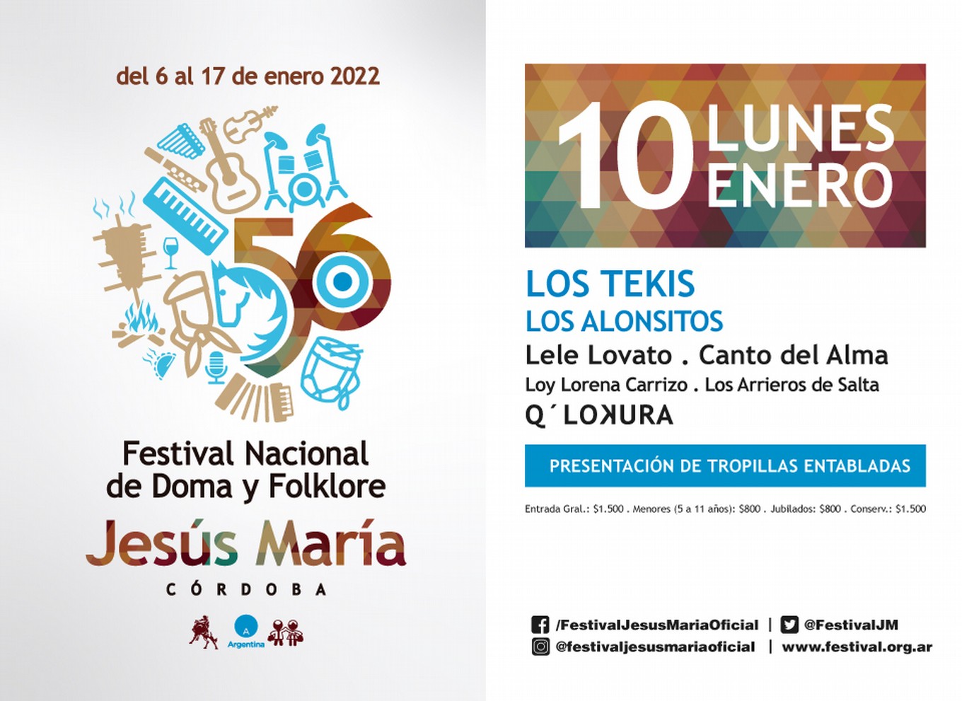 FOTO: ¡Con números de cuarteto, vuelve el festival de Jesús María!