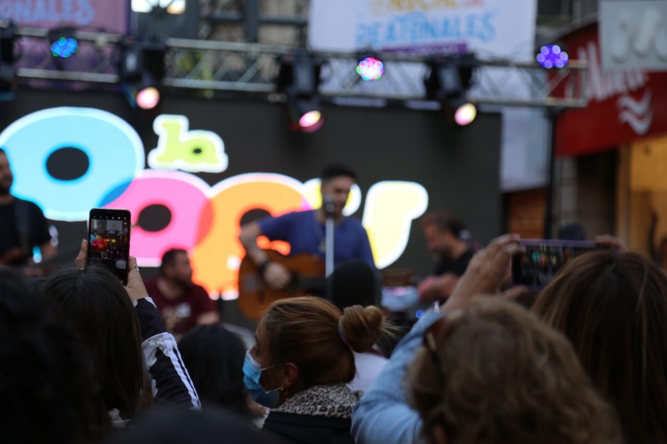 FOTO: La Popu, presente en la Noche de las Peatonales