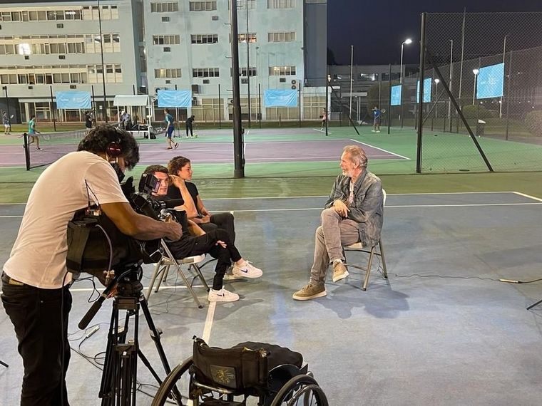 FOTO: Bonadeo con Dani Giménez y Gustavo Fernández