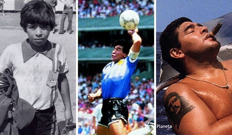 FOTO: Diego Maradona vuelve a la cancha en cuatro libros
