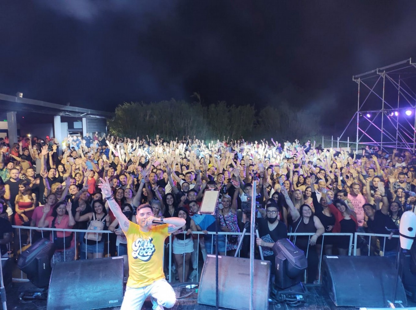 FOTO: Dani Guardia celebró 25 años con la música en el Colono