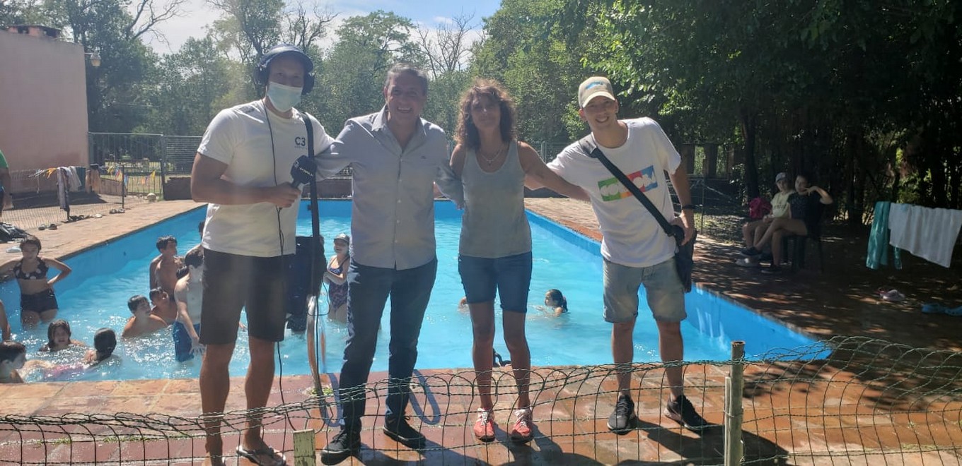 FOTO: Matías Barzola, en la Escuelita de Verano de Mendiolaza.