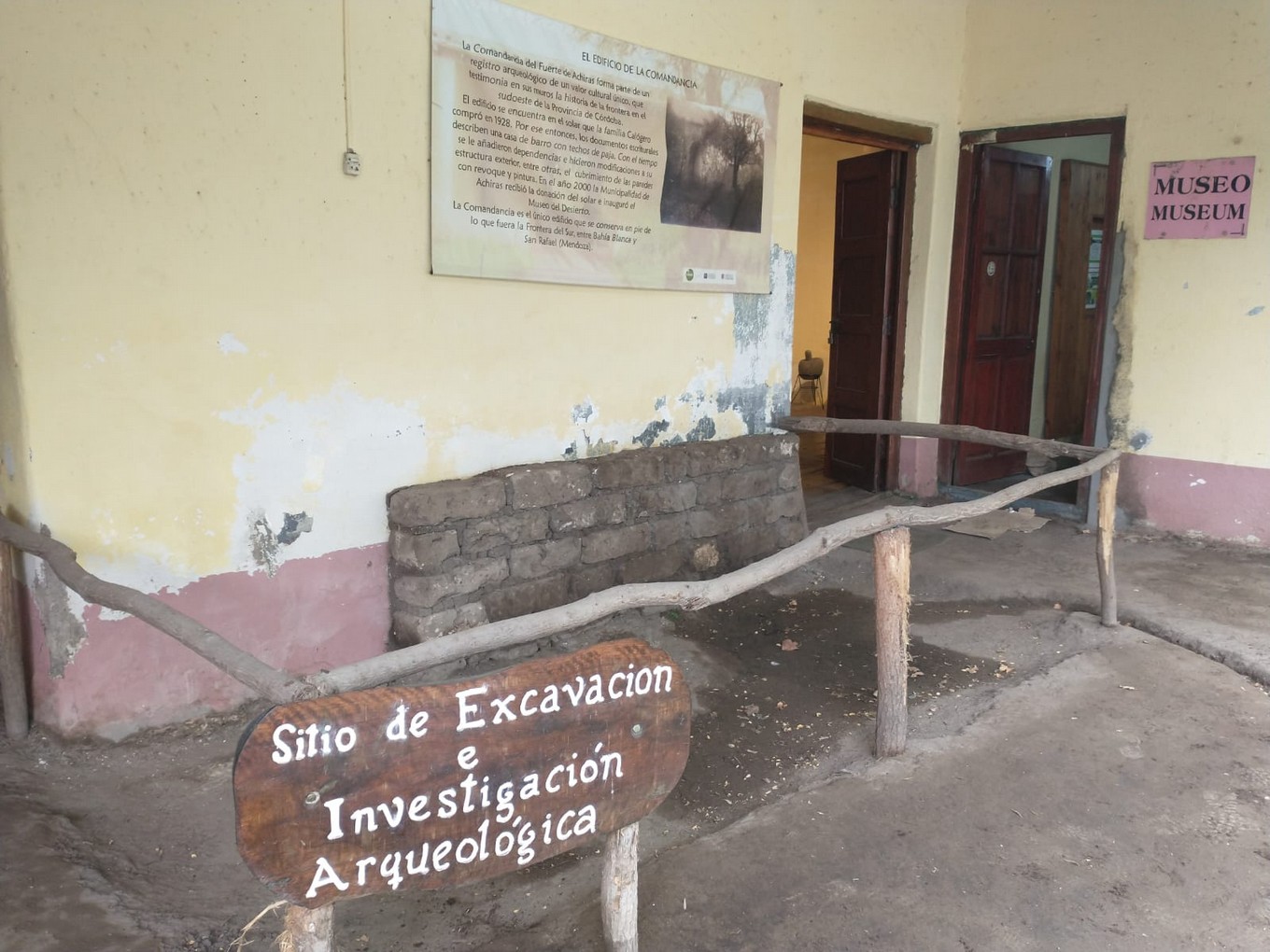 FOTO: El Museo del Desierto en Achiras, una opción con mucha historia.