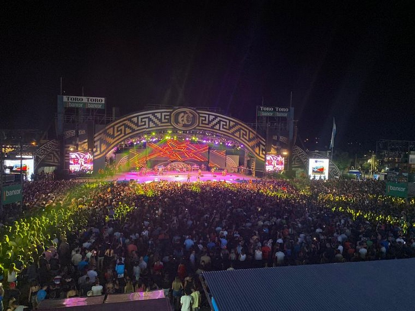 FOTO: La primera noche del Cosquín Cuarteto.