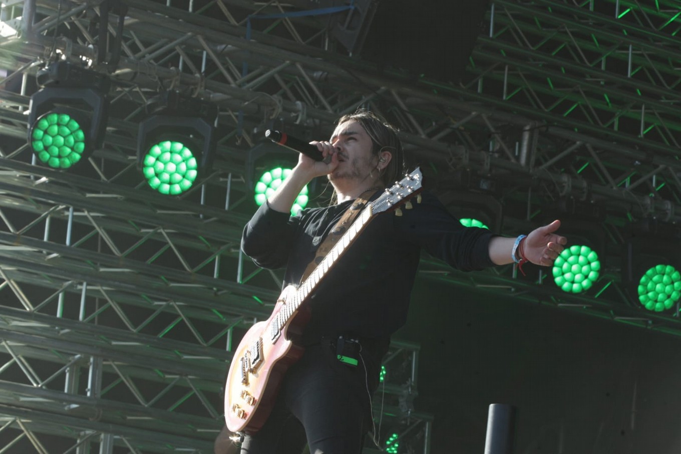 FOTO: Airbag habló con FM Córdoba luego de su participación en Cosquín Rock 2022.