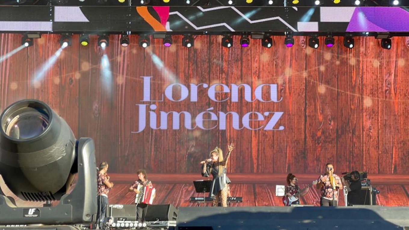 FOTO: Lorena Jiménez en el Festival Bum Bum.