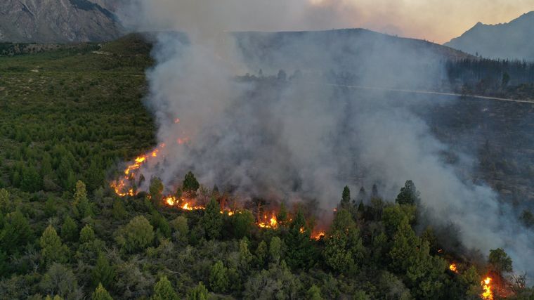 Fuego en la Patagonia