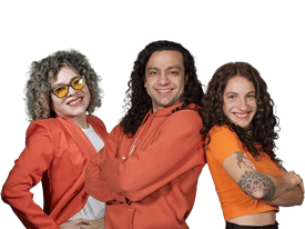 Celeste, Conrado y Agostina